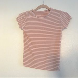 AE ribbed striped tee